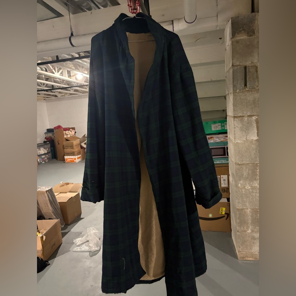 LL Bean Men’s Scotch Flannel Robe size 2XL